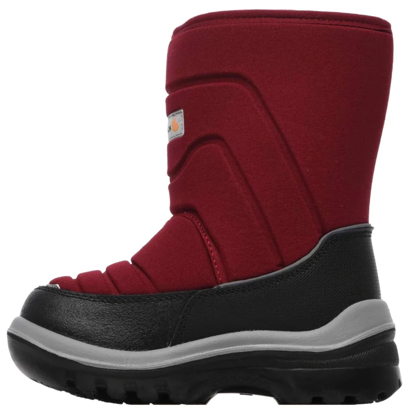Сапожки ПУ ЛАМА 653 (KAURY) детские, утепленные, бордовые
