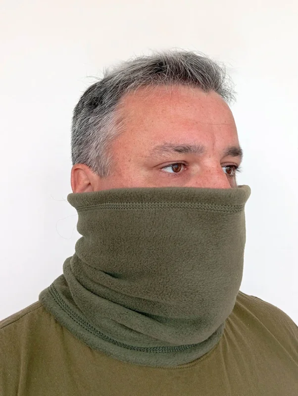 Шапка-шарф флисовая (пл. 280 г/м2) олива