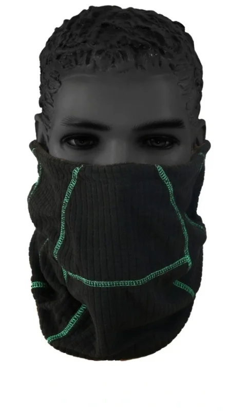 Шапка-шарф "MIND", черная, флис Ш-008