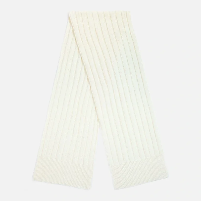 Шарф Bellish, белый (ванильный)