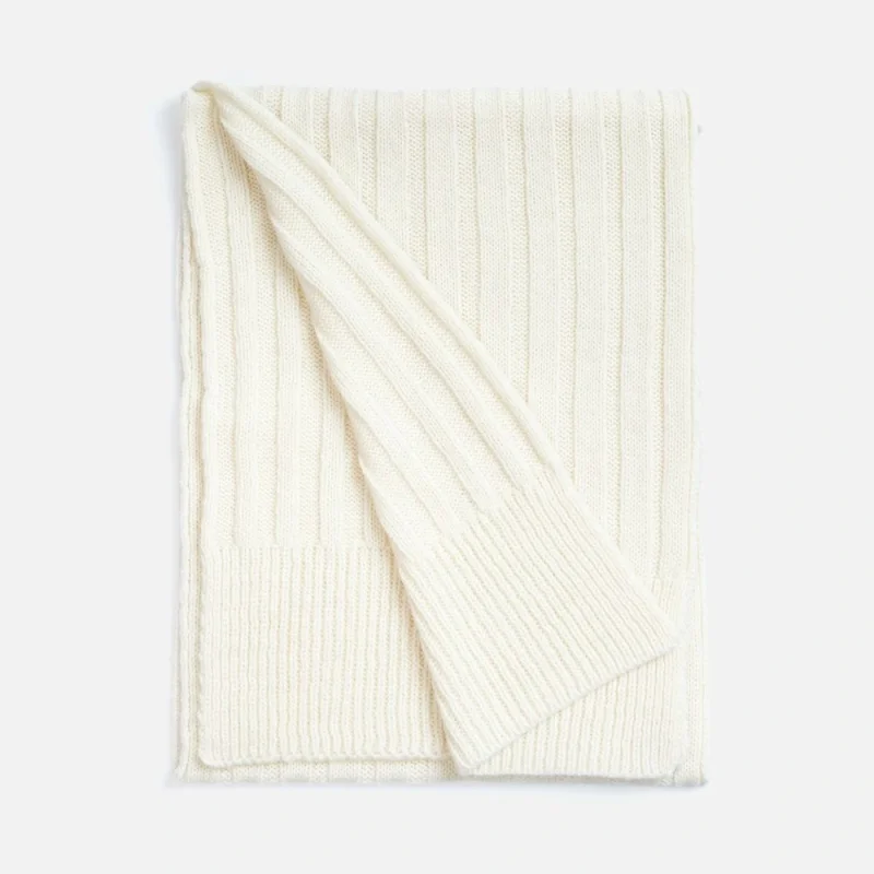 Шарф Bellish, белый (ванильный)