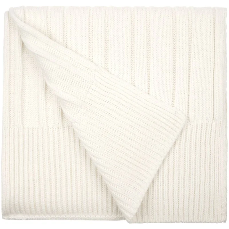 Шарф Knit Beat, белый (молочный)