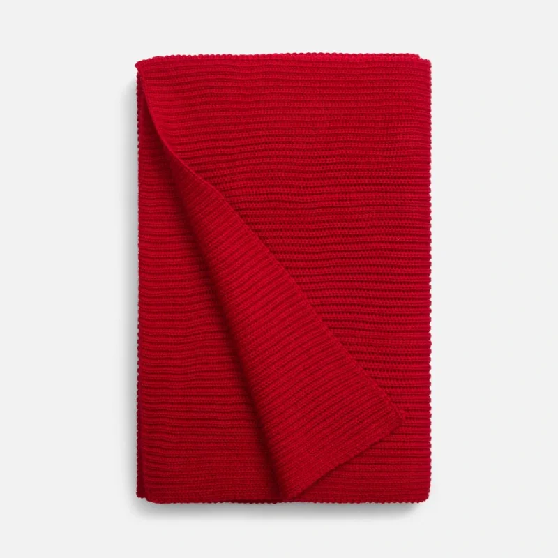 Шарф Nobilis Mono, красный