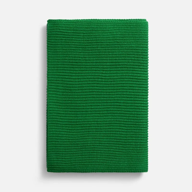 Шарф Nobilis Mono, ярко-зеленый