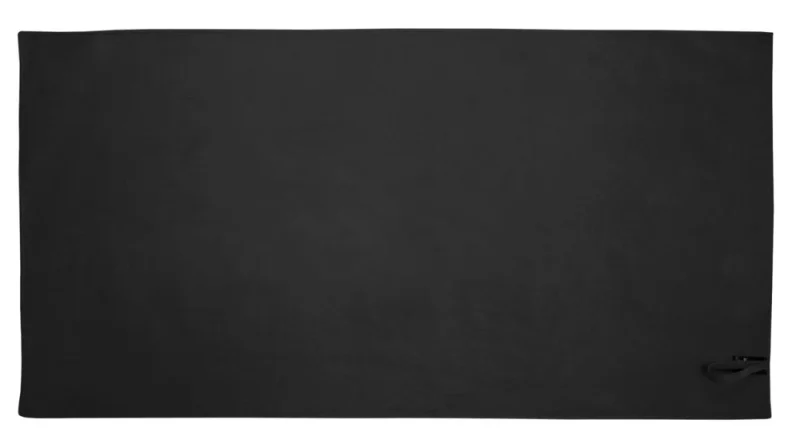 Спортивное полотенце Atoll Large, черное 70х120 см