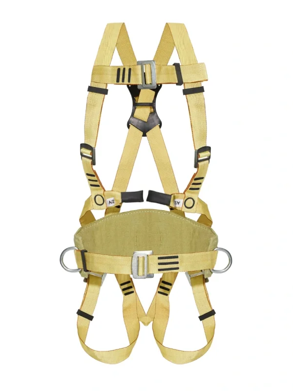 Страховочно-удерживающая привязь с наплечными и набедренными лямками "ОкаПром" УСП-2Ж4 (Огнеупорная)