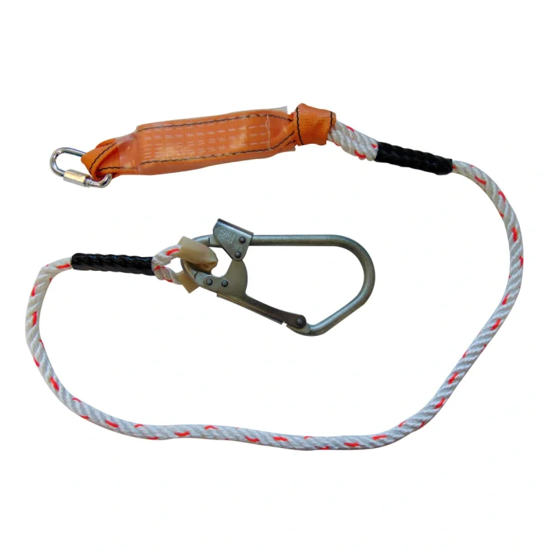 Строп канатный "ОкаПром" с амортизатором и карабином тип аВ (канат, КА3,Кс)