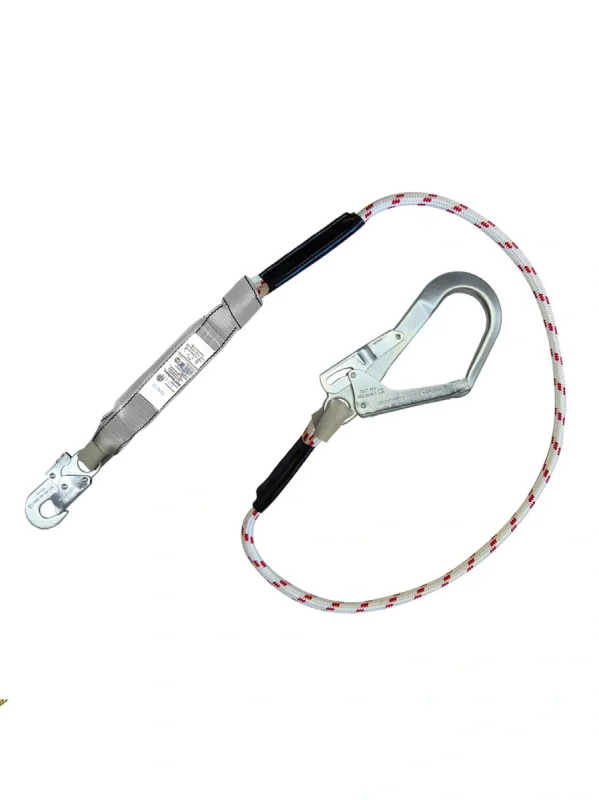 Строп канатный "ОкаПром" с карабином и амортизатором аВ (веревка КА2, КТ2)