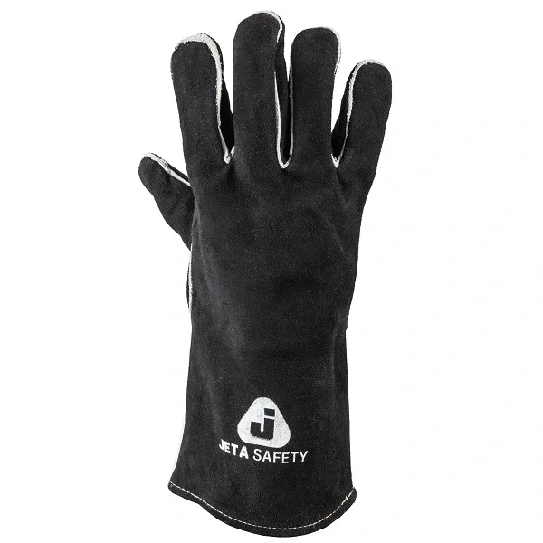 Сварочные краги c подкладкой Jeta Safety Ferrus Wide JWK1301 черные