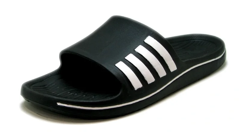 Тапки муж. ЭВА LC, цвет черно-белый, ассорт.короб-8 пар (40/41-2;42-2;43-2;44/45-2), цв. в асс