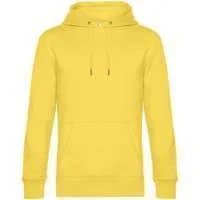 Толстовка с капюшоном унисекс King, желтая