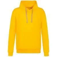 Толстовка с капюшоном Unit Kirenga, желтая