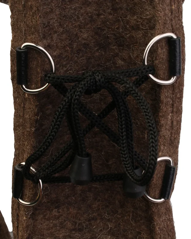 Валенки шитые "Полувалеши 2313Ж" с подошвой ЭВА, шнурки, серый