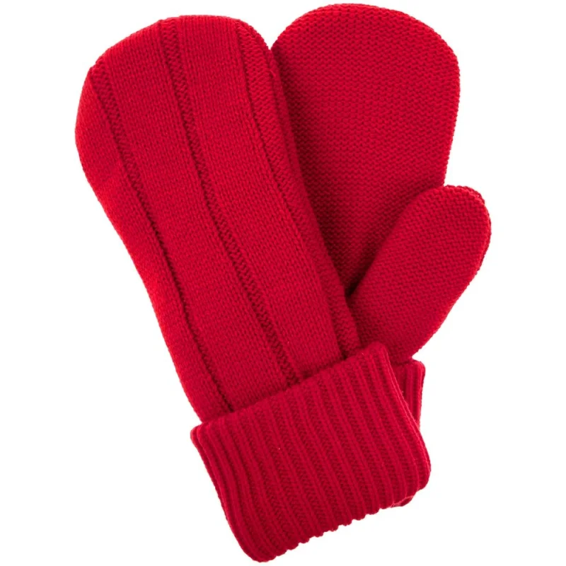 Варежки Knit Beat, красные