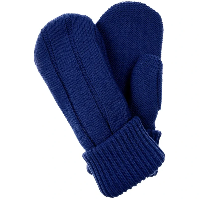 Варежки Knit Beat, темно-синие