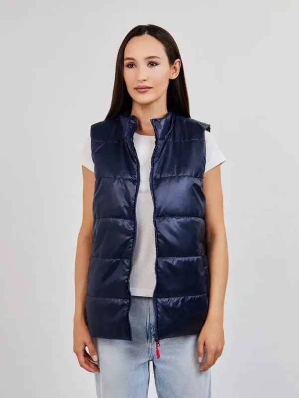 Жилет женский демисезонный MOGOTEX синий (22ШС48-1/193921)