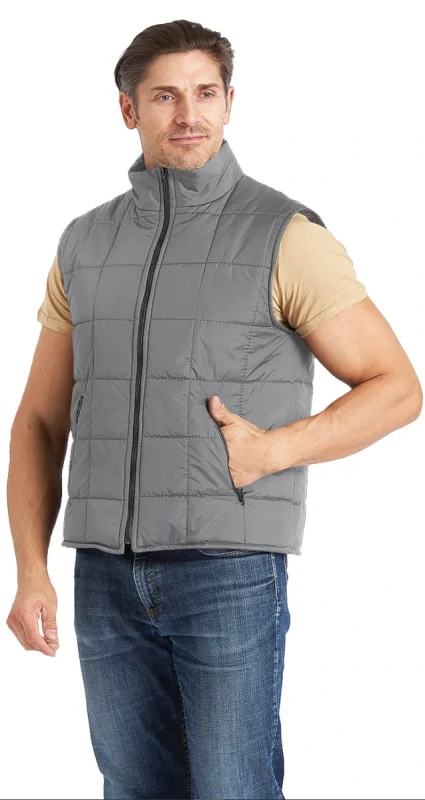 Жилет утеплённый "Комфорт",серый, тк.Дюспо